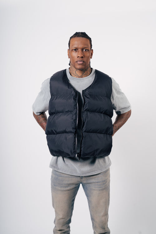 LE GILET ASHTON|couleur:Noir