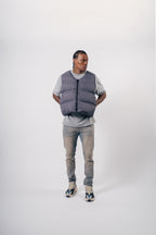 LE GILET ASHTON|couleur:Gris